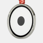 蛇の目 メタルオーナメント (左)