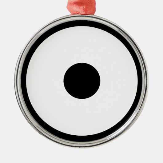 蛇の目 メタルオーナメント (正面)