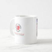 蛇の精神かマグ コーヒーマグカップ (正面左)