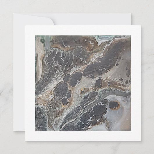 蛇の角の平板 サンキューカード (正面)