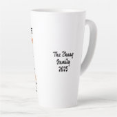 蛇の〔占星術の〕十二宮図中国の新年 カフェラテマグ (右アングル)