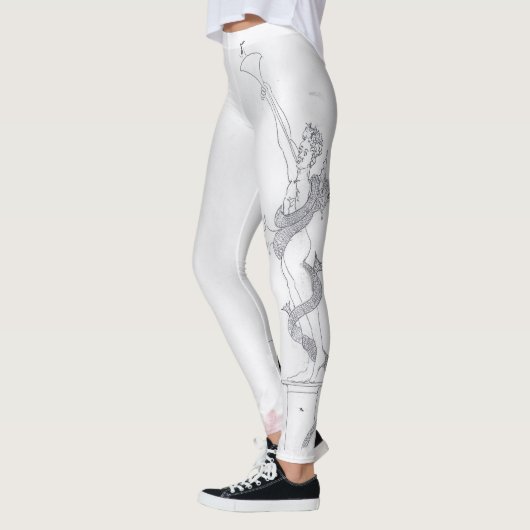 蛇のleggins レギンス (左)