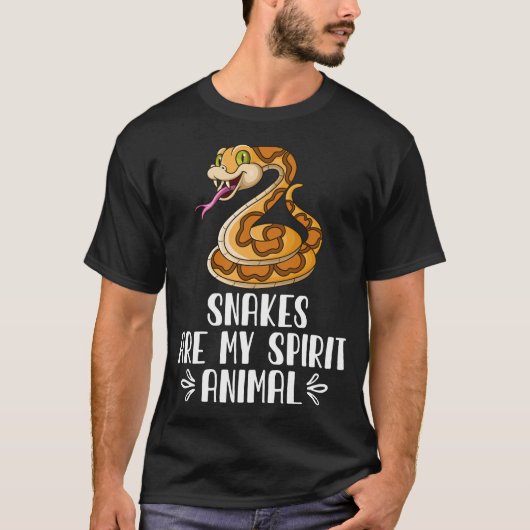 蛇は私の霊性動物だ Tシャツ (正面)