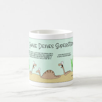 蛇は迷信を信ぜず コーヒーマグカップ