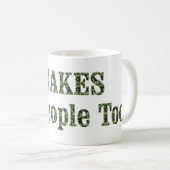 蛇も人間だ! コーヒーマグカップ (正面右)