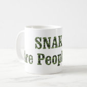 蛇も人間だ! コーヒーマグカップ (正面左)