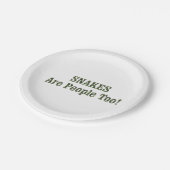 蛇も人間だ！ ペーパープレート (アングル)