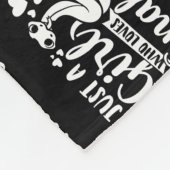 蛇を愛する女の子だけの爬虫類愛  フリースブランケット (角)