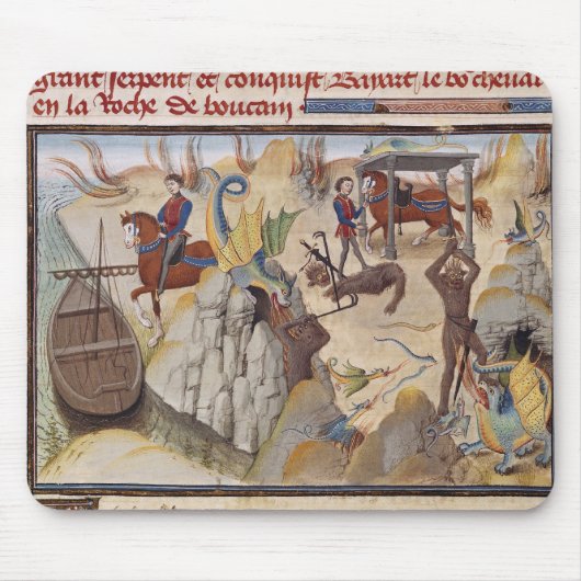 蛇を戦うMaugis マウスパッド (正面)