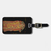 蛇を手にしたハイゲーア ラゲッジタグ (正面横)