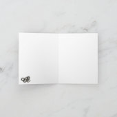 蛇カラフル爬虫類動物模様 カード (内部)