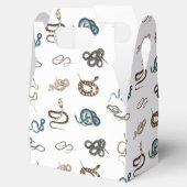 蛇カラフル爬虫類動物模様 フェイバーボックス (オープン)