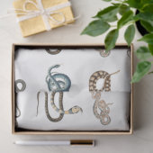 蛇カラフル爬虫類動物模様 薄葉紙 (ギフト)