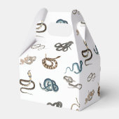 蛇カラフル爬虫類動物誕生会 フェイバーボックス (裏面サイド)