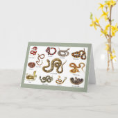 蛇口グリーティングカード カード (黄色い花)