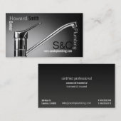 蛇口給水カード 名刺 (正面/裏面)