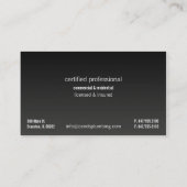 蛇口給水カード 名刺 (裏面)