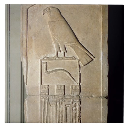 蛇王のstela、紀元前のc.3000 (石灰岩) (またse タイル (正面)