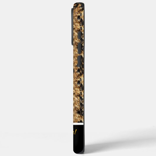 蛇皮のパターン(の模様が)ある美しい Case-Mate iPhoneケース (裏面 / 左)