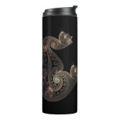 蛇紋岩フラクタル猫 タンブラー (回転左)