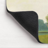 蛇紋岩1815年の眺め(キャンバスの油) マウスパッド (コーナー)