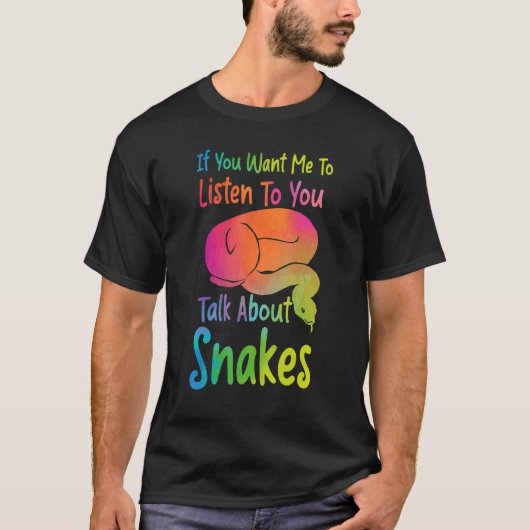 蛇蛇の水の色もし私に望ま聞しい Tシャツ (正面)