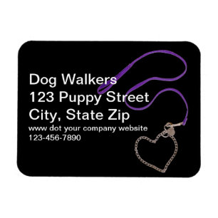 蛇行した紫色の犬用リーシュの適用範囲が広い磁石 マグネット