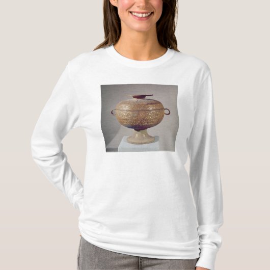 蛇行した装飾が付いているTouの容器 Tシャツ (正面)