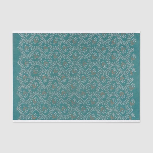 蛇行つる植物デクページ紙 薄葉紙 (正面)