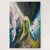 蛇行川 ジグソーパズル (縦)