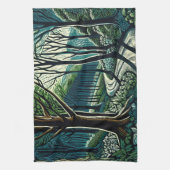 蛇行 キッチンタオル (縦)