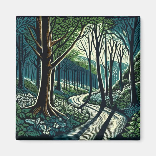 蛇行 マグネット (正面)