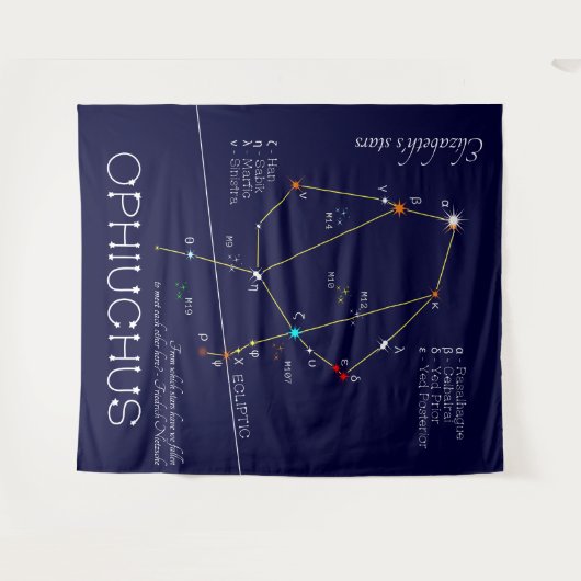 蛇遣い座 タペストリー (正面(横))