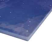 蛇霊動物装飾ガラス切断板 カッティングボード (角)