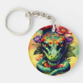 蛇頭 キーホルダー (正面)