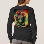 蛇頭Tシャツデザイン。 Tシャツ (裏面)