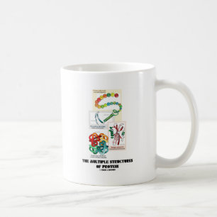 蛋白質の多数の構造 コーヒーマグカップ