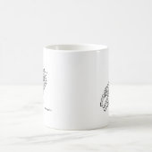 蛋白質の構造の生物化学のマグ コーヒーマグカップ (中央)