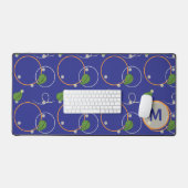 蛍が水面に浮かぶ デスクマット (キーボード&マウス)