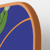 蛍が水面に浮かぶ ピックルボールラケット (左詳細)