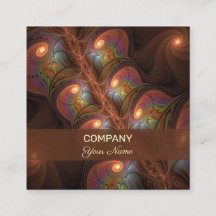 蛍光カラフル抽象芸術ブラウンフラクタル