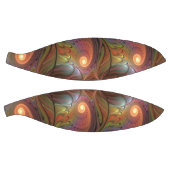 蛍光カラフル抽象芸術茶トリップ（幻覚体験）のようなフラクタル バスケットボール (パネル)