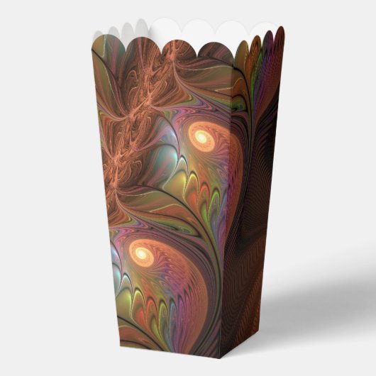 蛍光カラフル抽象芸術茶トリップ（幻覚体験）のようなフラクタル フェイバーボックス (正面)