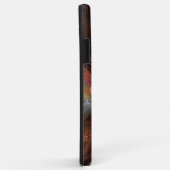 蛍光カラフル抽象芸術茶トリップ（幻覚体験）のようなフラクタル Case-Mate iPhoneケース (裏面/右)