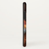 蛍光カラフル抽象芸術茶トリップ（幻覚体験）のようなフラクタル Case-Mate iPhoneケース (裏面/右)