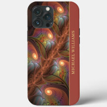 蛍光カラフル抽象芸術茶トリップ（幻覚体験）のようなフラクタル