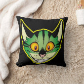 蛍光キャラクター猫枕 クッション (ブランケット)