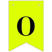 蛍光チャートルーズ 単色 | オーダーメイド バンティングフラッグ (第3の旗)