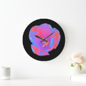 蛍光チューリップ壁時計 ラージ壁時計 (ホーム)