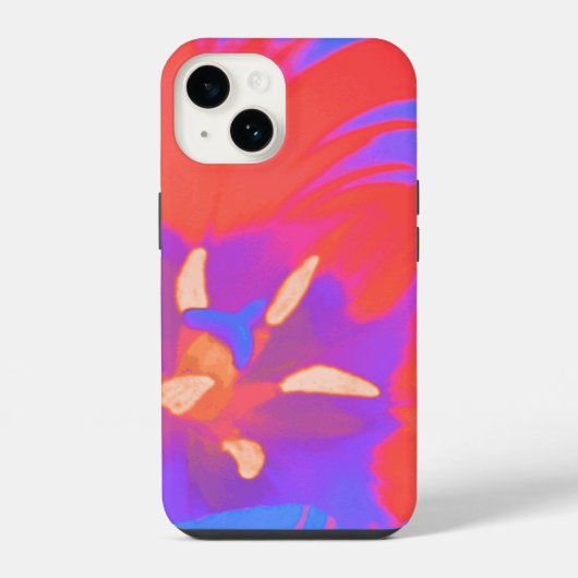 蛍光チューリップ iPhoneケース (裏面)